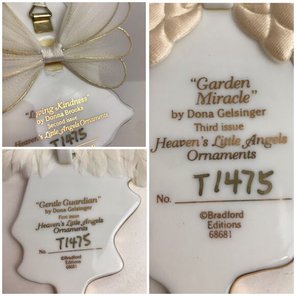 Heaven's Little Angels Ornaments Garden Miracle Gentle Guardian Loving Kindness - Picture 10 of 16